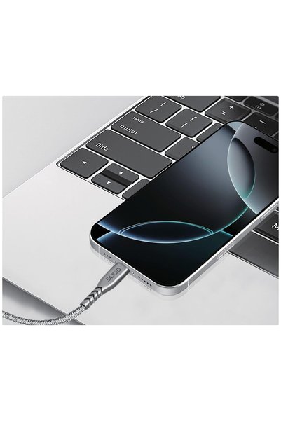 01THEONE كابل EONE من نوع USB-C إلى USB-C بطول 1.8 متر باللون الأسود، كابل شح...