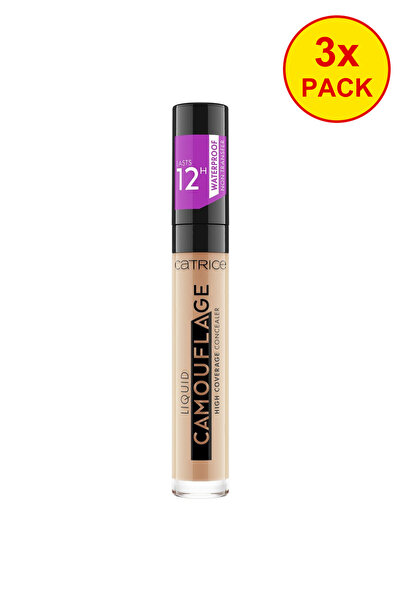 Catrice 3x PACK Anticearcan Liquid Camouflage High Coverage Concealer 015, 5 ml