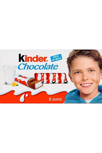 Kinder Σοκολάτα - 8 Τεμάχια 100 Γρ.