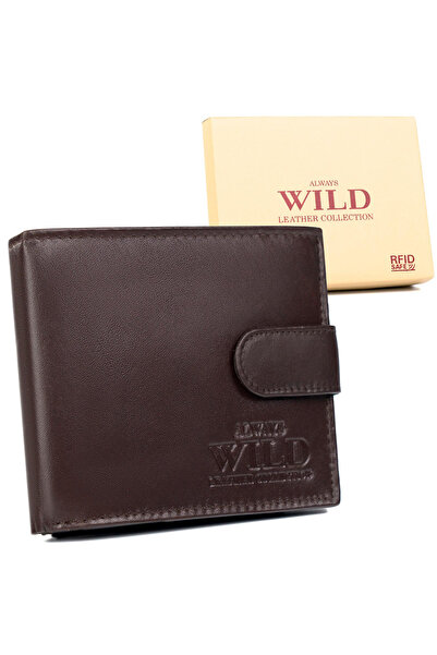 Always Wild Portofel bărbătesc din piele Wild cu RFID