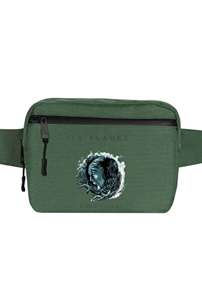 CrowsGate In Flames Siren Charms Bell Bag Zelena Boja