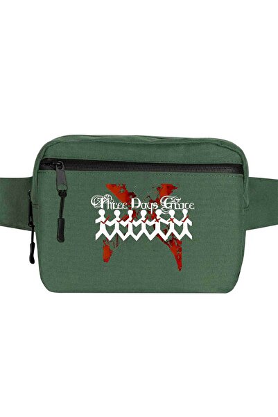 CrowsGate Three Days Grace One-X Waist Bag Green Color