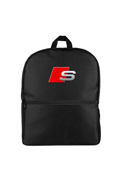 CrowsGate Rucsac cu logo Audi S Line Culoare neagră
