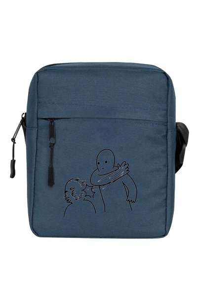 CrowsGate Kendine Gel Shoulder Bag Navy Blue Color