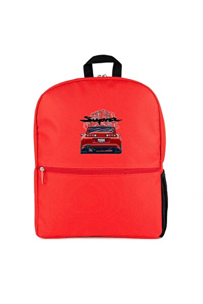 CrowsGate Toyota Supra 2Jz Backpack Red Color