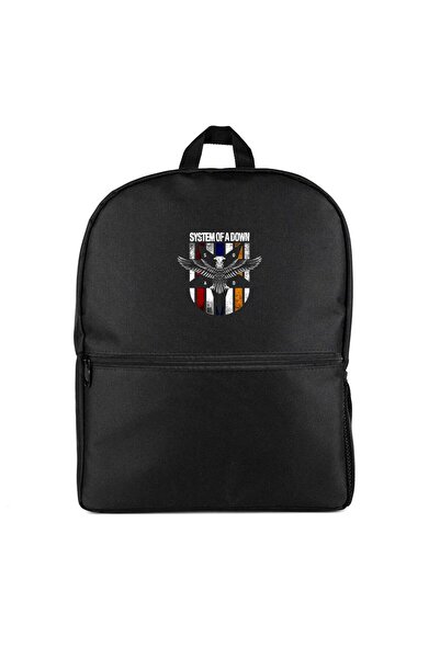 CrowsGate System of a down Eagle Colors Backpack Black Color