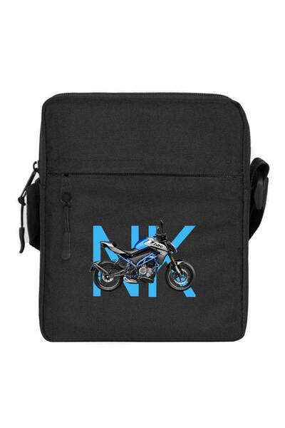 CrowsGate Cfmoto 250Nk Text Shoulder Bag Black Color