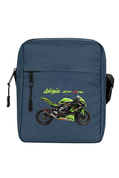 CrowsGate Kawasaki Ninja Zx4Rr Shoulder Bag Navy Blue Color