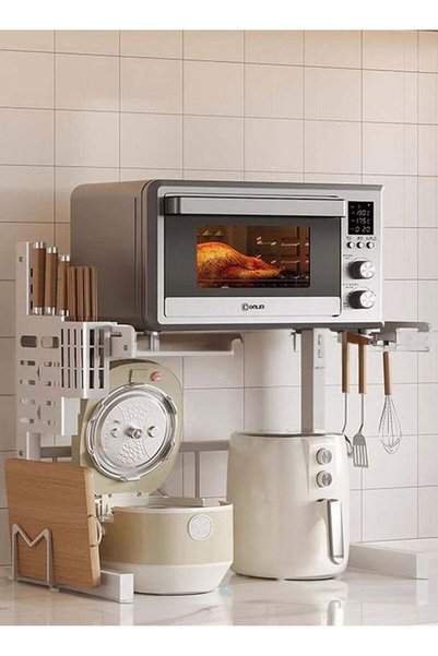 Generic Brand VUCATIN Metal Microwave Oven Rack Shelf Expandable Kitchen Supp...
