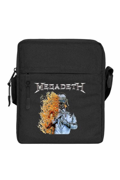 CrowsGate Geantă de umăr Megadeth Megadeth 2026 Culoare neagră