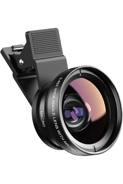 Generic 2 in 1 Phone Camera Lens Kit 0.45x Wide Angle & 15x Macro