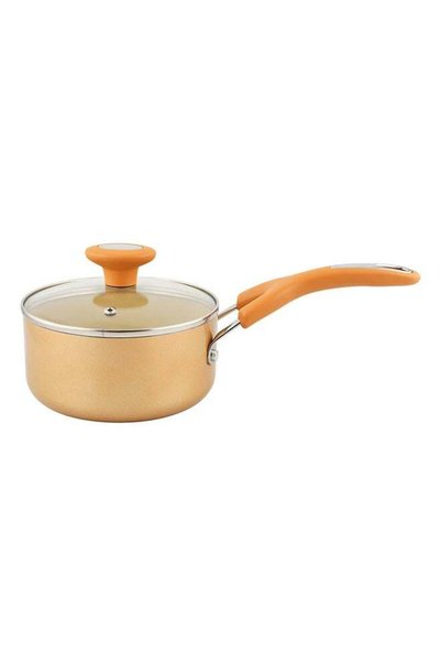 Generic Brand MEYER Saucepan Glass Lid -Cushion Smart Gold 16cm