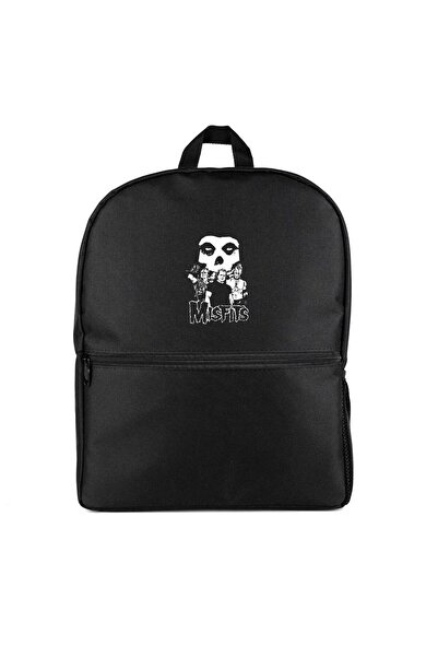 CrowsGate Misfits Group Logo Backpack Black Color