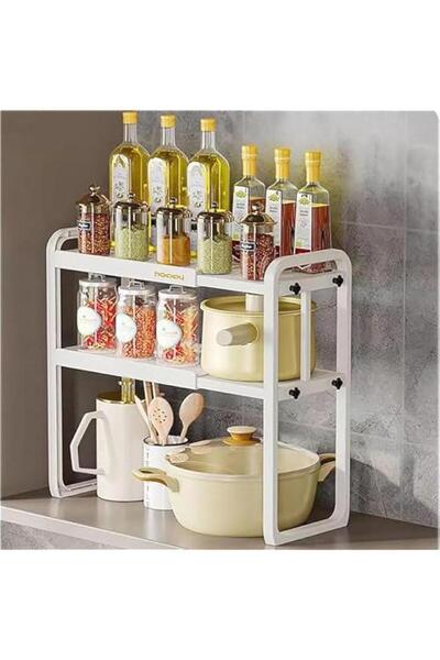 Generic Brand HOOKOR Extendable Kitchen Cabinet Shelf Organizers,Microwave Ov...