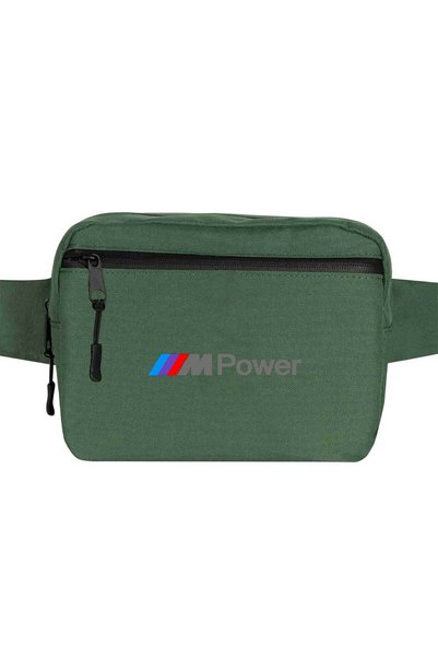 CrowsGate Bmw m Power Text Backpack Green Color