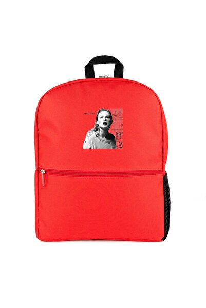 CrowsGate Rucsac portret Taylor Swift Culoare Roșu