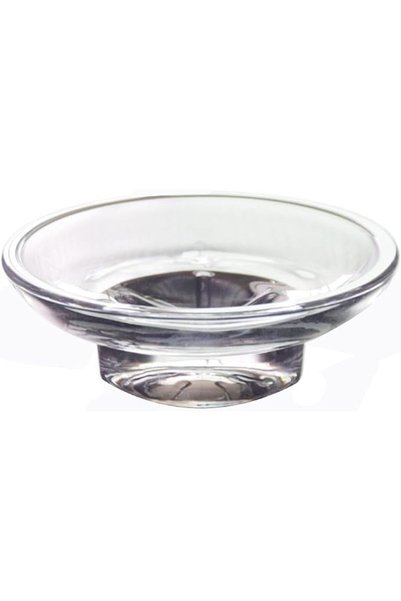 Generic Glass Soap Dish Hotel Guest Room Makeup Room Bathroom Special Soap Di...