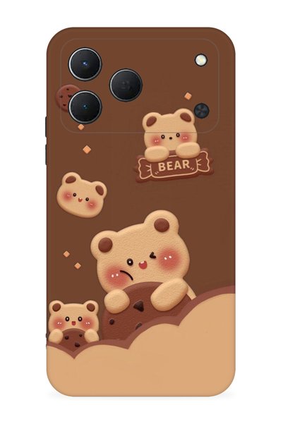 TECNO Spark 50 4G Kılıf Boutique Baskılı Resimli Bears Pcode -032