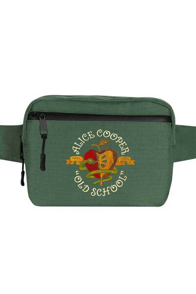 CrowsGate Alice Cooper Old School Waist Bag Green Color