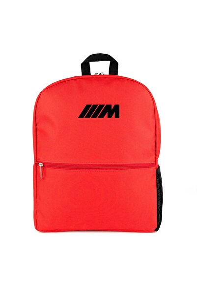 CrowsGate Bmw m Power Black Backpack Red Color