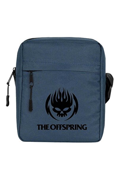 CrowsGate Τσάντα ώμου με λογότυπο The Offspring και κείμενο με σχέδιο κρανίου...