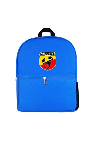 CrowsGate Abarth Logo Backpack Blue Color