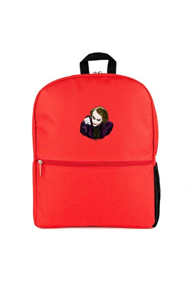 CrowsGate Joker Poker Card Backpack Red Color