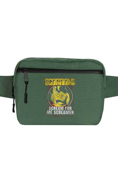CrowsGate Scorpions Scream For Me Geantă de talie Screamer Culoare Verde