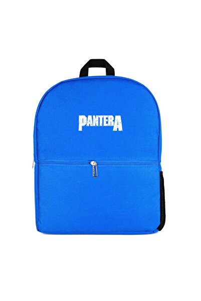 CrowsGate Rucsac cu logo Pantera Culoare Albastră