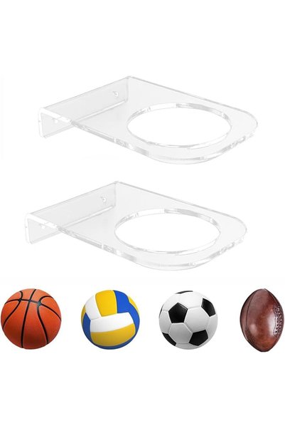 Generic Ball Display Holder Wall Mount Sports Ball Rack,set of 2