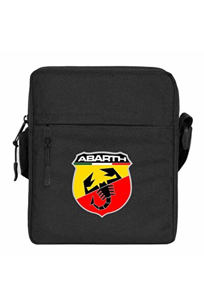 CrowsGate Abarth logo torba za rame crne boje