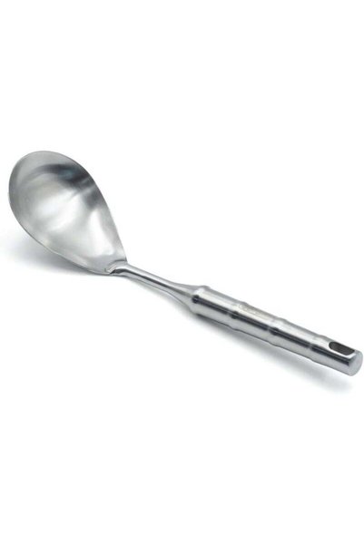 Generic Brand BERAM Rice Scooper, 304 Stainless Steel Cookware with Bamboo De...