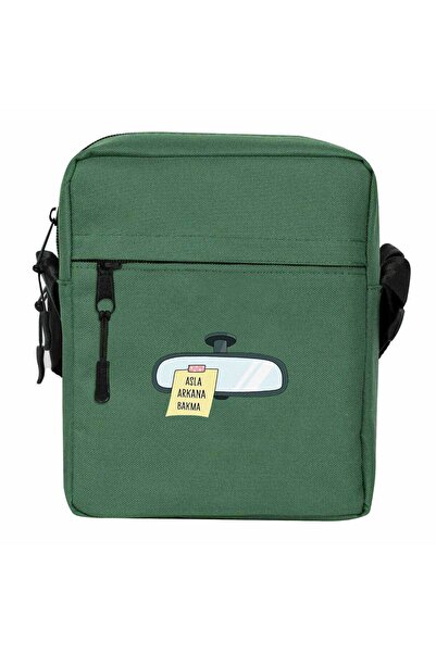 CrowsGate Never Look Back Shoulder Bag Green Color