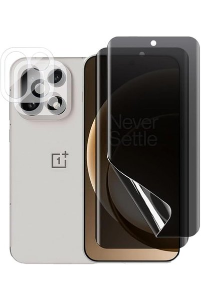 GENERAL فيلم حماية للخصوصية متوافق مع ون بلس 15 مع واقي لعدسة الكاميرا، مرن و...