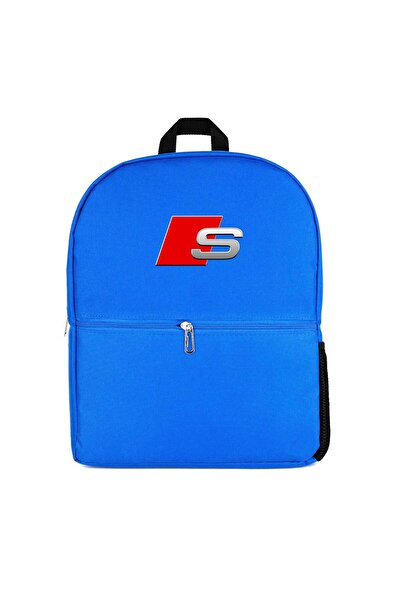 CrowsGate Audi S Line Logo Backpack Blue Color
