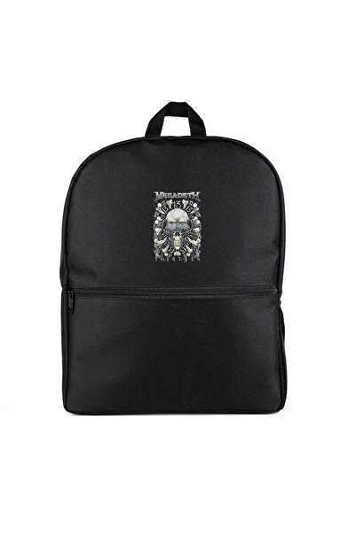 CrowsGate Rucsac Megadeth Th1rt3en Culoare Neagră