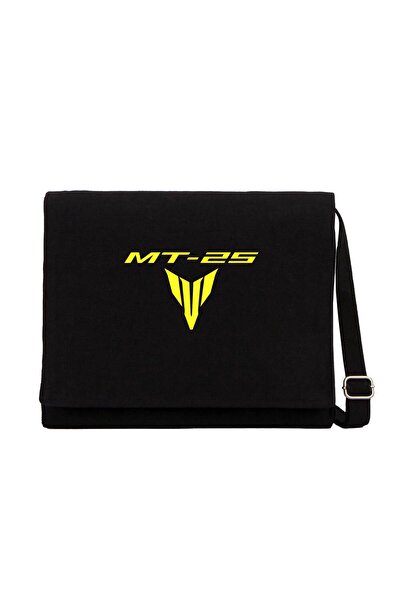 CrowsGate Yamaha MT 25 Logo Crna Kurirska Torba Crna Platnena Kurirska Torba