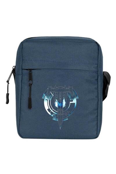 CrowsGate Trivium Soroso Shoulder Bag Navy Blue Color