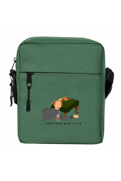 CrowsGate I Don'T Have a Pla Shoulder Bag Green Color