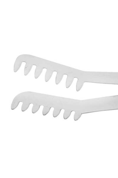 Generic Brand Royalford 19 cm Stainless Steel Food Tongs | Durable, Easy to C...