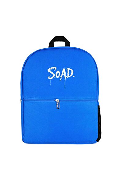 CrowsGate Rucsac System Of a Down S.O.A.D Culoare Albastră