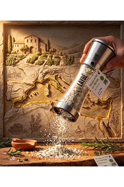 Laybe Râșniță cu fulgi de sare și ierburi mediteraneene 100 g