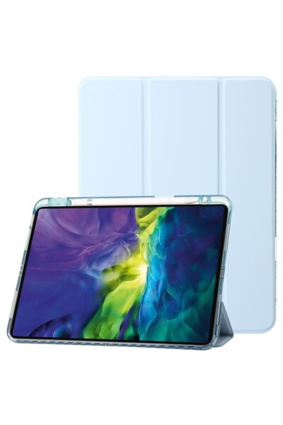 OEM Θήκη Βιβλίο Tri-Fold με Βάση Στήριξης για iPad Pro 13 (2024) - Γαλάζιο