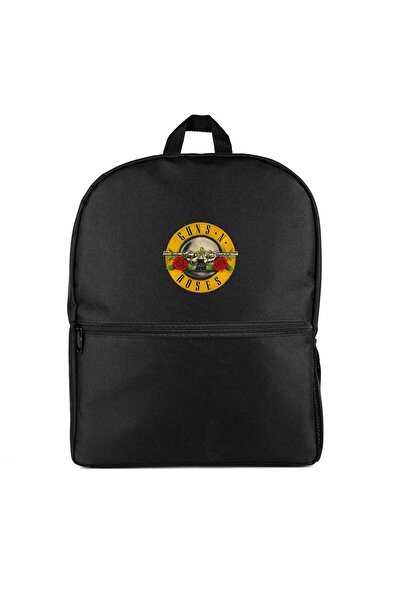 CrowsGate Rucsac Guns n Rose Culoare Neagră