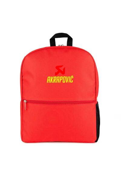 CrowsGate Akrapovic Backpack Red Color
