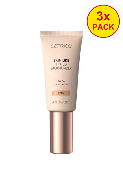 Catrice 3x PACK Skin Like Tinted Moisturizer 023W,