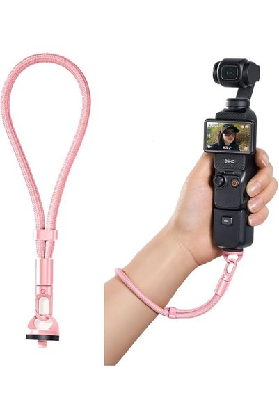 GENERAL حزام معصم لـ DJI Osmo Pocket 4/3، حبل قابل للتعديل مع برغي 1/4 بوصة، ...