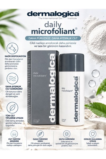 Dermalogica Daily Microfoliant 74 g – Pirinç Bazlı Aydınlatıcı ve Cilt Tonu D...