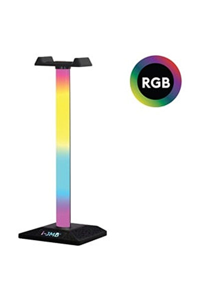 OEM RGB Headphone Stand with Light & USB 27cm