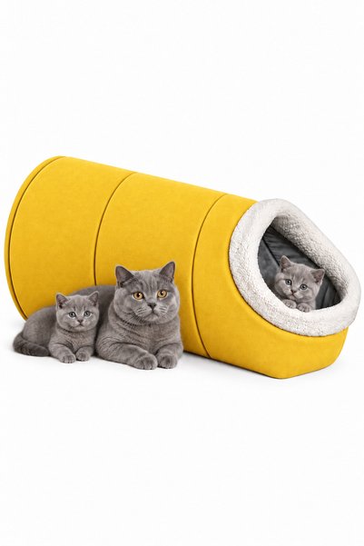 Nerotex Alaska Model Kedi Dogum Yatağı Anne Ve 4 Yavrusu